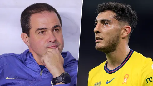 Cáceres se mostró descontento con el accionar del equipo.