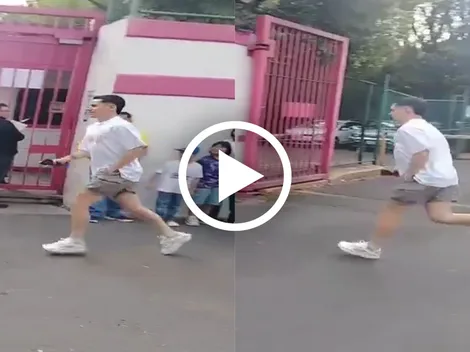 La curiosa entrada que protagonizó Fidalgo en la instalaciones de Coapa