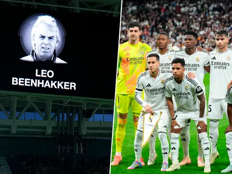 Real Madrid dedicó emotivo homenaje a Leo Beenhakker, ex DT de América