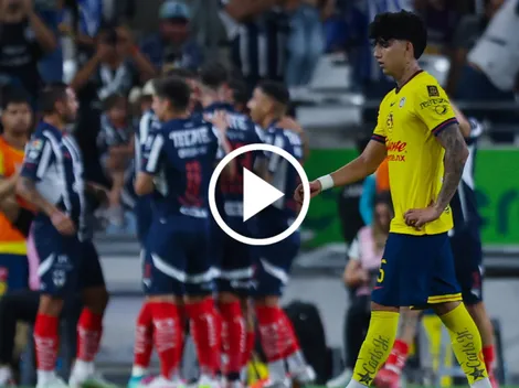 América perdió ante Monterrey y se olvida del liderato