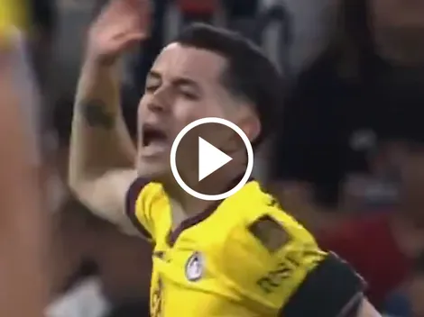 El efusivo reclamó de Fidalgo al silbante que provocó su amarilla