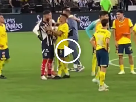El emotivo gesto de Sergio Ramos con América después de caer ante Rayados