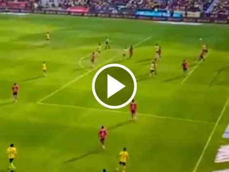 La toma que no se vio del golazo de Álvaro Fidalgo contra Mazatlán