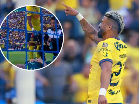 Aguirre se divierte con el portero de Mazatlán y le hace una broma