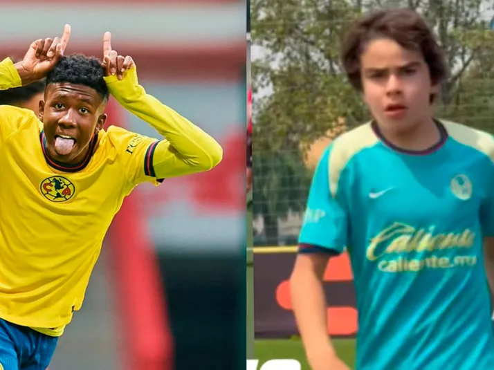 Los hijos de dos grandes goleadores crecen en la cantera del América