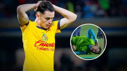 Álvaro Fidalgo asustó a todos por lastimarse en calentamiento