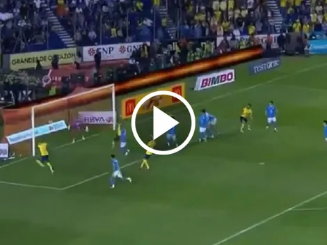 El golazo de Cristian Borja con el que América remonta ante Cruz Azul