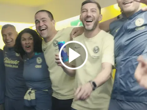 El épico festejo de André Jardine con su plantel tras pasar a la Final