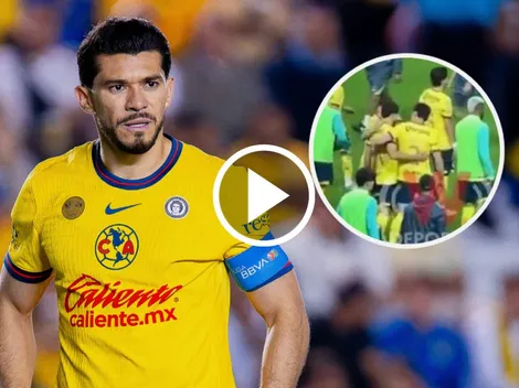 Henry Martín salió llorando al medio tiempo por lesión