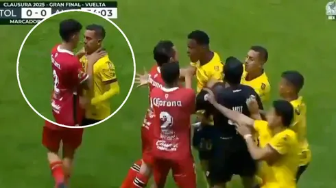 Se calentaron los ánimos en el partido.