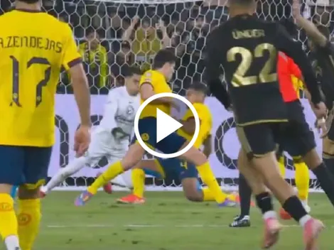 La increíble salvada de Sebastián Cáceres que le quitó el gol a Giroud