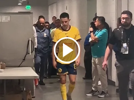 La imagen de Álvaro Fidalgo tras la eliminación de América que no se vio