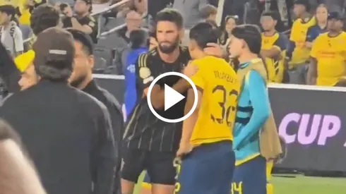 Giroud tuvo un noble gesto con el América