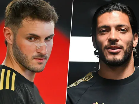 Lo que dijo Santiago Giménez sobre Raúl Jiménez tras su gol ante Suiza