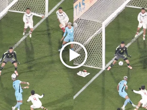 La toma que no se vio en TV del golazo de Rodrigo Aguirre con Uruguay