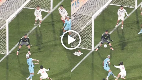 La toma que no se vio en TV del golazo de Rodrigo Aguirre con Uruguay