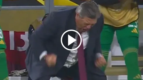 El Piojo sacó otro eufórico festejo de los que acostumbra.