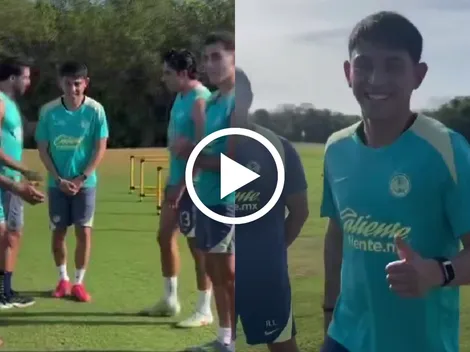 La épica bienvenida que dieron los jugadores de América a Alexis Gutiérrez