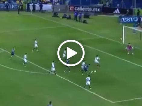 El golazo de Diego Arriaga con el que América empató el amistoso ante Puebla