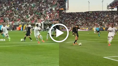 La toma que no se vio en TV del golazo de Raúl Jiménez ante Honduras