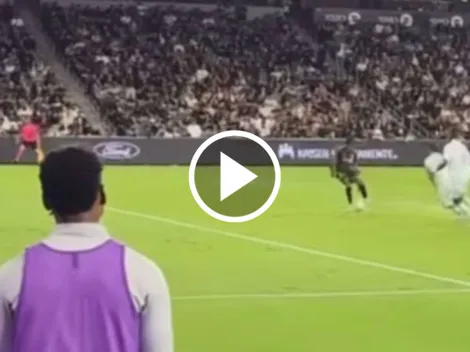 La toma que no se vio en TV del golazo de Dilrosun con LAFC