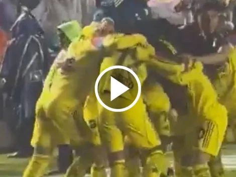 El eufórico festejo de Violante tras primera asistencia con el América