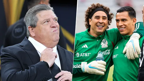 El Piojo eligió entre los dos arqueros azulcremas.