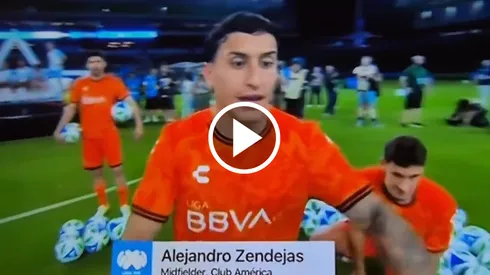 Zendejas vivió un momento inesperado.