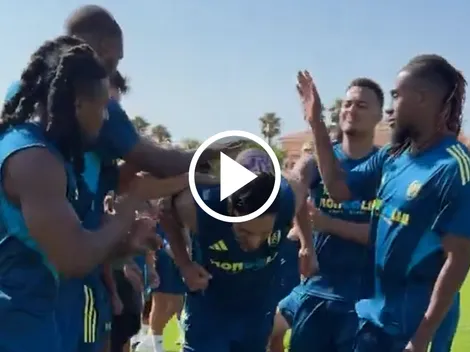 Así fue el eufórico recibimiento del Fulham a Raúl Jiménez