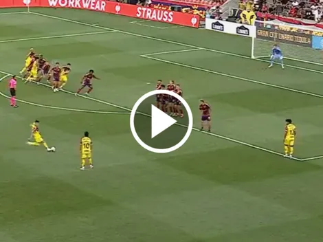 Brian Rodríguez convirtió un golazo de tiro libre