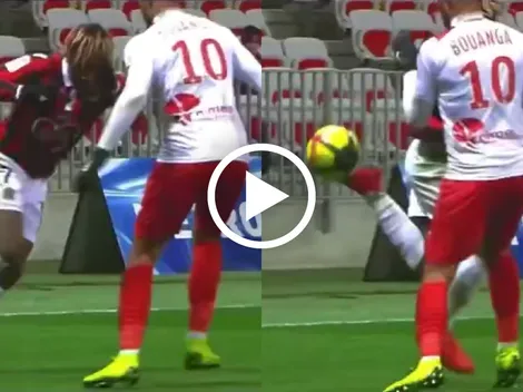 La jugada de fantasía con la que Saint-Maximin humilló a Denis Bouanga