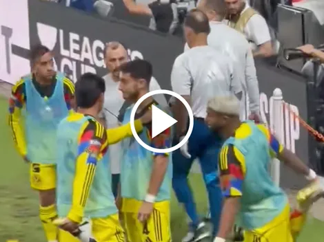 Integrante de América tuvo que ser atendido por el cuerpo médico