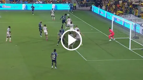 El golazo con el que Ramón Juárez empató el juego ante Portland