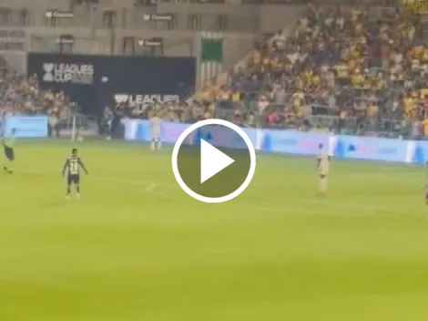 La toma que no se vio en TV del golazo de Ramón Juárez contra Portland