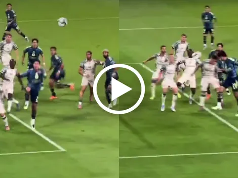La toma que no se vio en TV del golazo de Ramón Juárez ante Portland en Leagues Cup