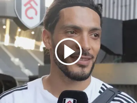 La reacción de Raúl Jiménez tras su golazo de tiro libre: "Para mí..."