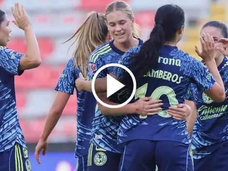 América Femenil goleó a Necaxa y sigue con récord perfecto