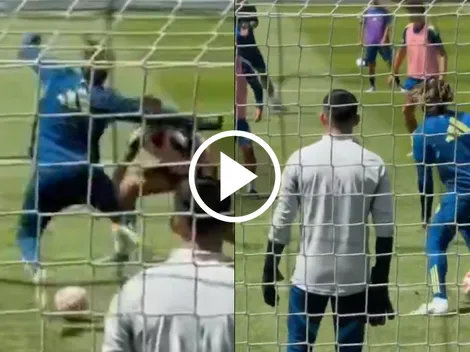 Así fue la jugada de lujo de Saint-Maximin en su primer entrenamiento