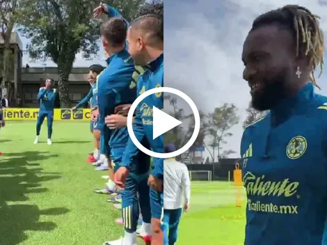 Saint-Maximin y la calurosa bienvenida que le dieron en el América