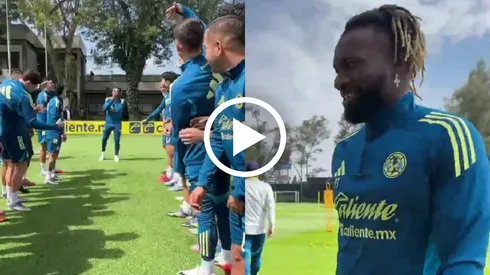 Saint-Maximin y la calurosa bienvenida que le dieron en el América