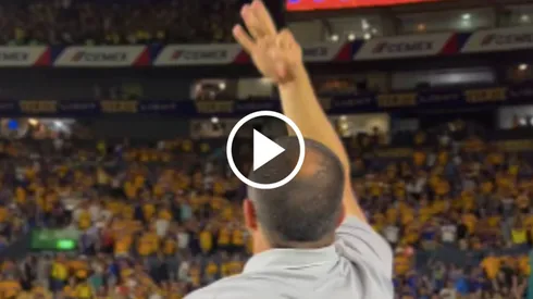 André Jardine festejó por todo lo alto la victoria ante Tigres