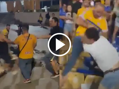 Se viraliza tremenda bronca entre aficionados de América y Tigres