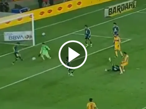 La salvada en la raya de Israel Reyes ante Tigres que no se vio en TV