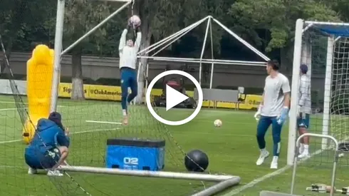 Malagón y su entrenamiento secreto en Coapa de su punto débil