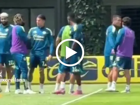 El épico saludo entre Saint-Maximin y Brian que ilusiona a todo América