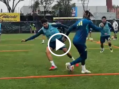 Allan Saint-Maximin humilla a compañero con taco y caño incluido