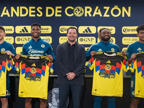 América presenta 5 refuerzos y uno sorprende a la afición con uno