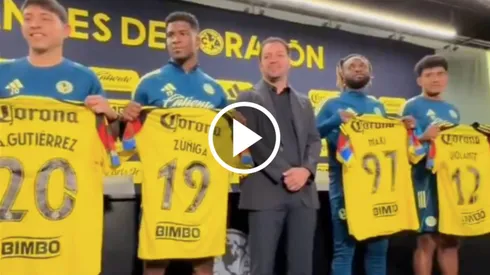 América presentó a sus nuevos refuerzos