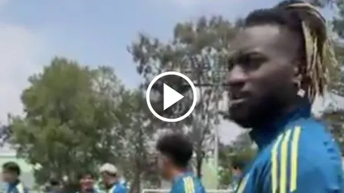 Saint-Maximin es una de las figuras en los entrenamientos