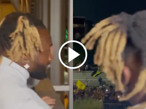 La épica reacción de Allan Saint-Maximin tras ser coreado por los fans